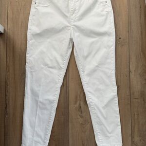 Women's White Straight Leg Pants